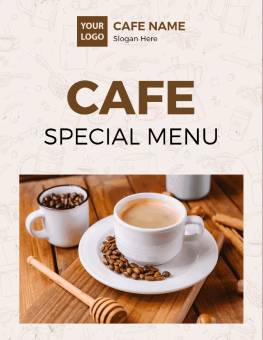 Cafe Menu Template