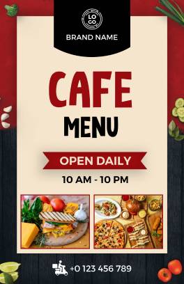 Cafe Menu Template