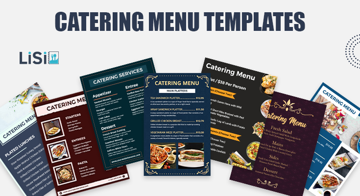 catering menu templates thumbnail