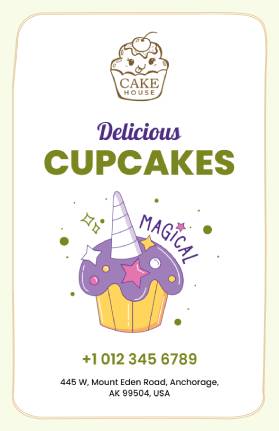 Dessert Menu Template