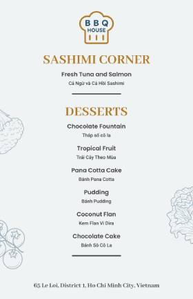 BBQ Menu Template