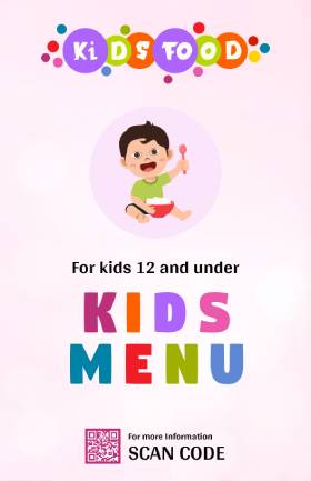 Playful Cute Menu Template