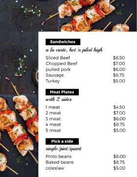 Restro BBQ Menu Template
