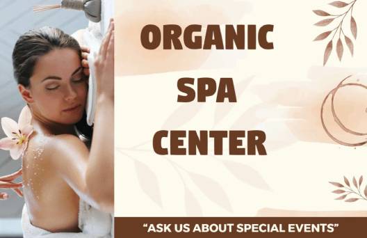 Organic Spa Menu Template