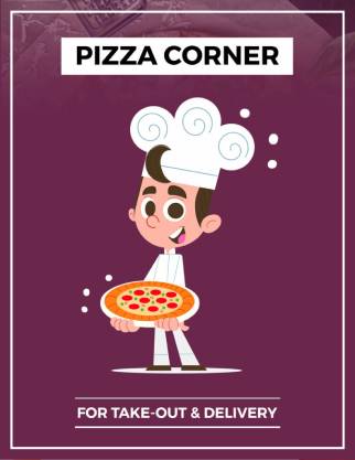 Pizza Corner Takeout Menu Template