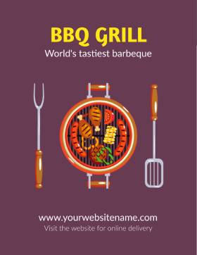 Tasty BBQ Menu Template