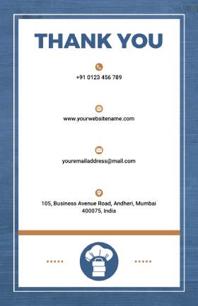 Tiffin Service Menu Template
