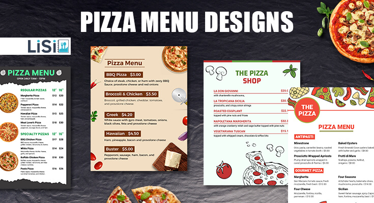 Pizza Menu Designs