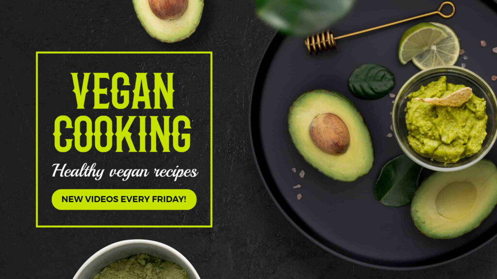 Vegan Recipes Food Banner