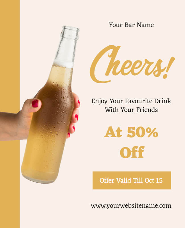 Beer Drink Bar Flyer