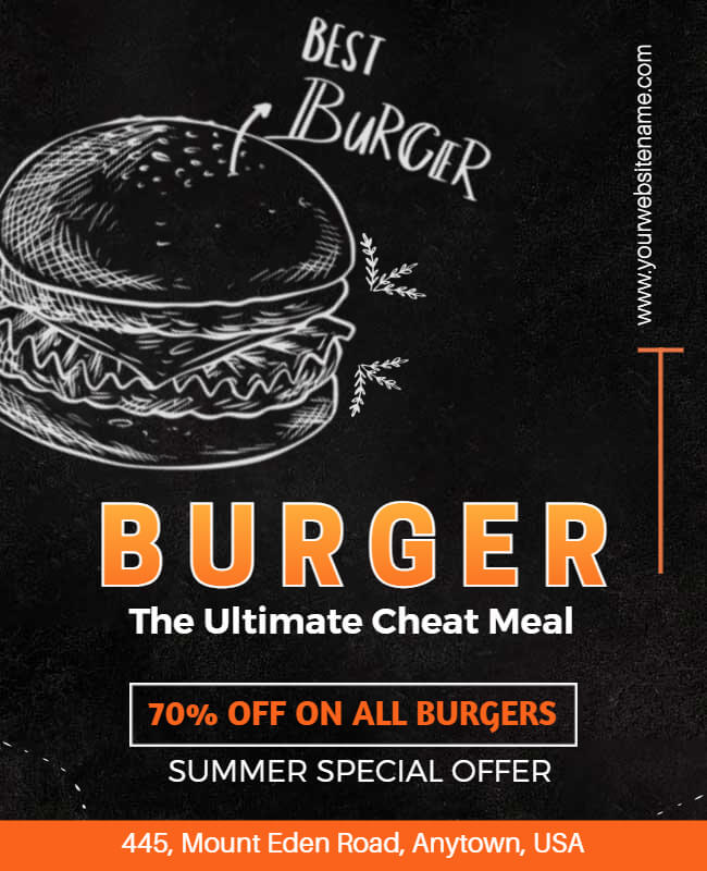Best Meal Burger Flyer
