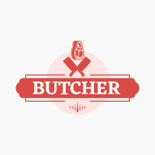 Butcher Food Logo