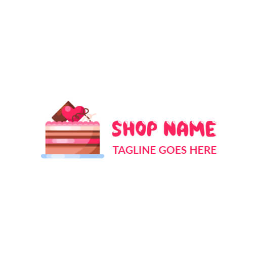 Cake Shop Food Logo