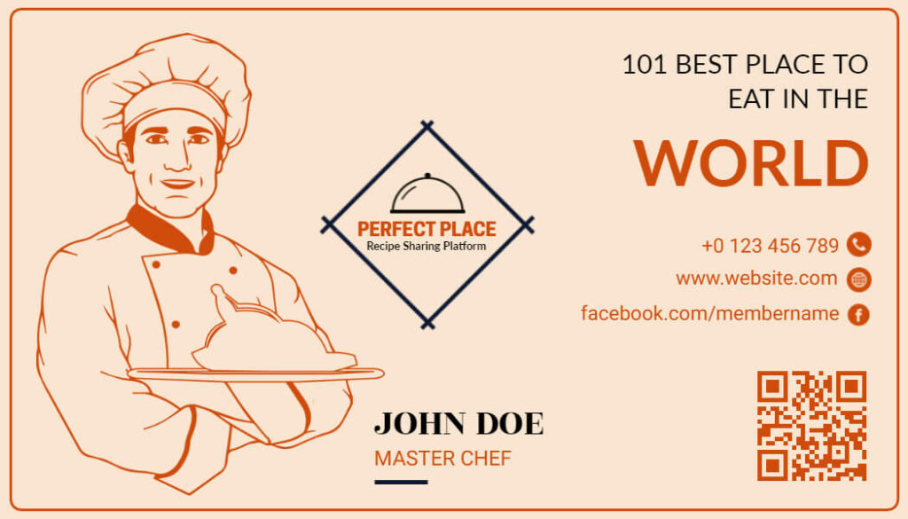 Chief Food Business Card