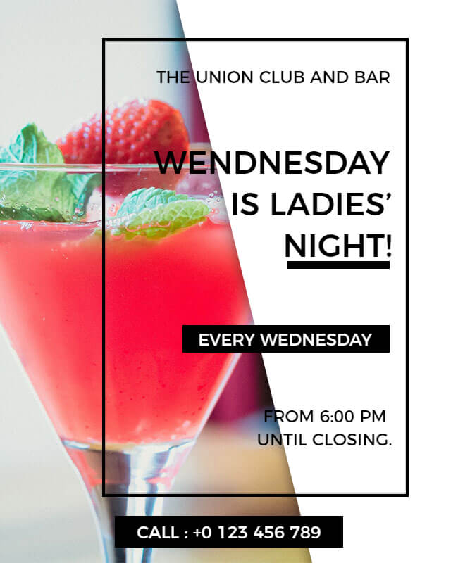 Club Bar Flyer