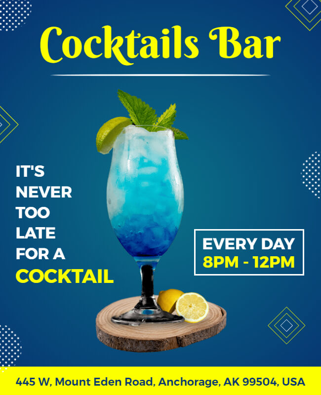Cocktail Bar Flyer