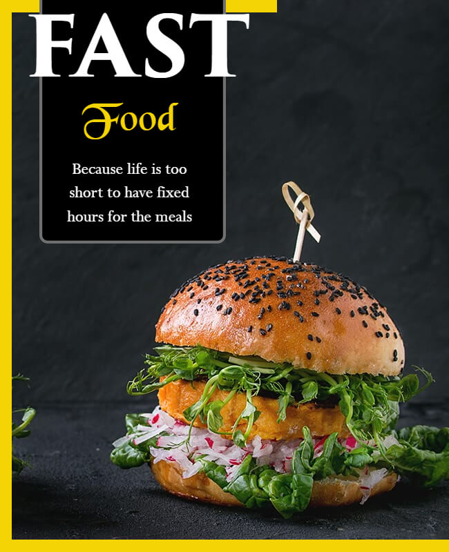 Fast Food Burger Flyer