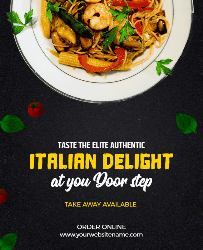 Italian Food Poster