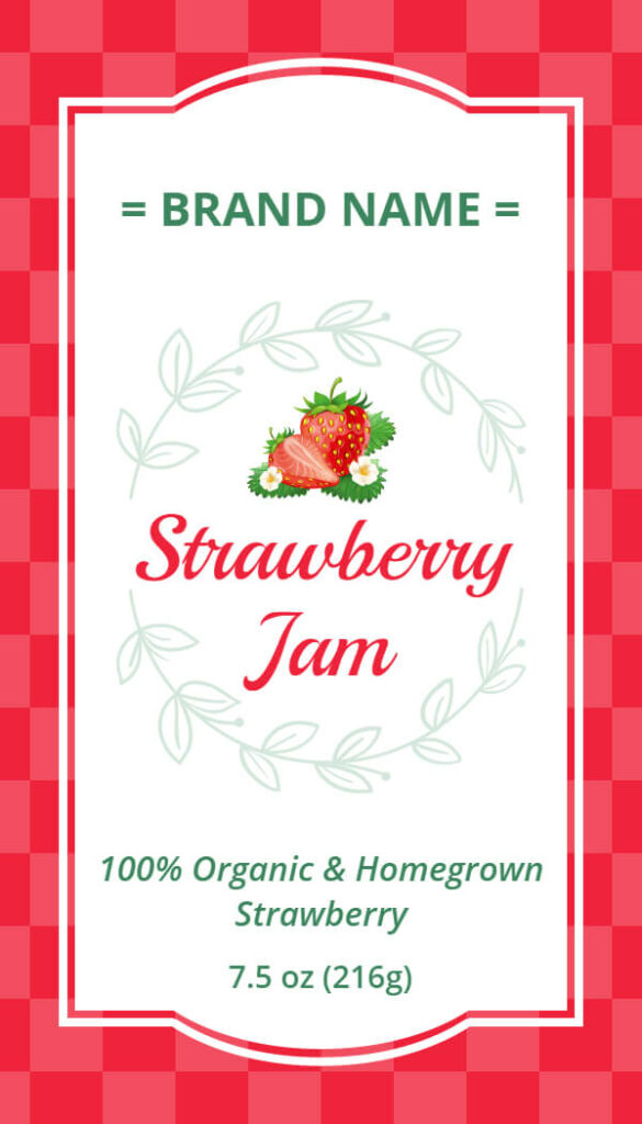 Jam Food Sticker