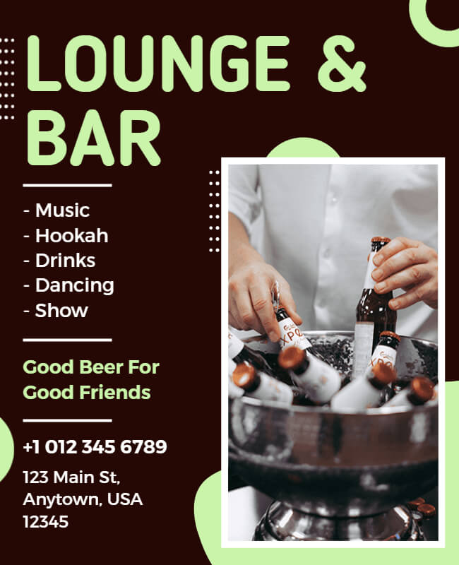 Lounge and Bar Flyer