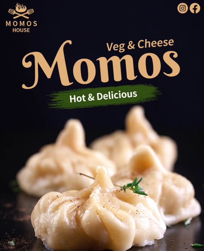Momos Food Poster