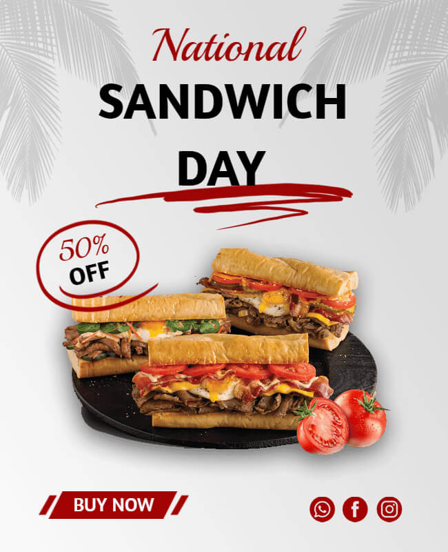 Sandwich Food Poster