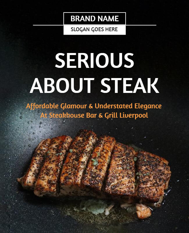 Steak Food Poster