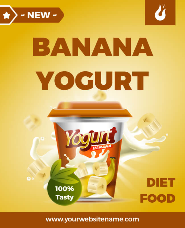 Yogurt Food Poster