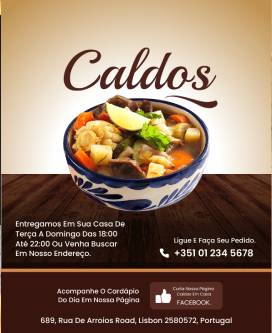Caldos Restaurant Flyer Template