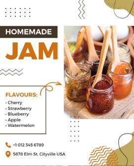Jam Food Flyer Template