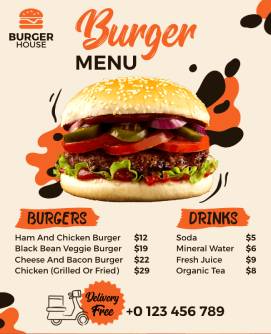 Burger Flyer Template