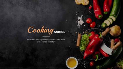 Cooking Food Banner Template