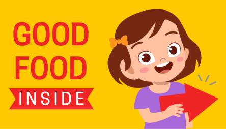 Good Food Sticker Template