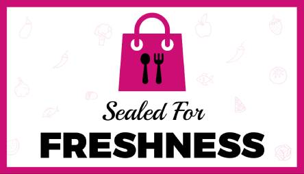 Fresh Food Sticker Template