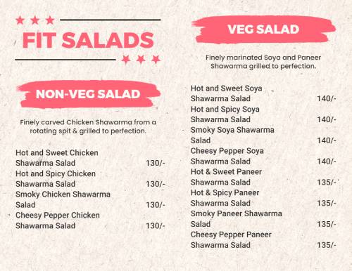 Shawarma Online Menu Template