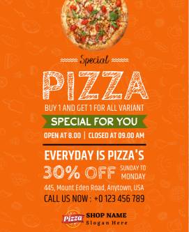 Special Food Poster Template