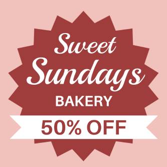 Sweet Food Sticker Template