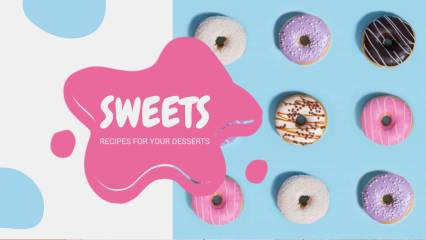 Sweets Food Banner Template