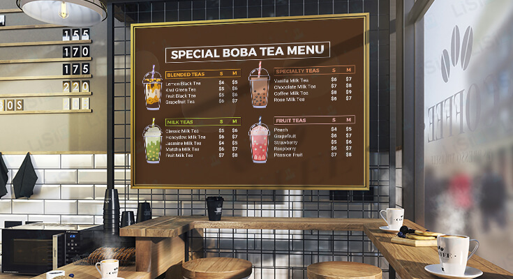 Boba Digital Menu Template