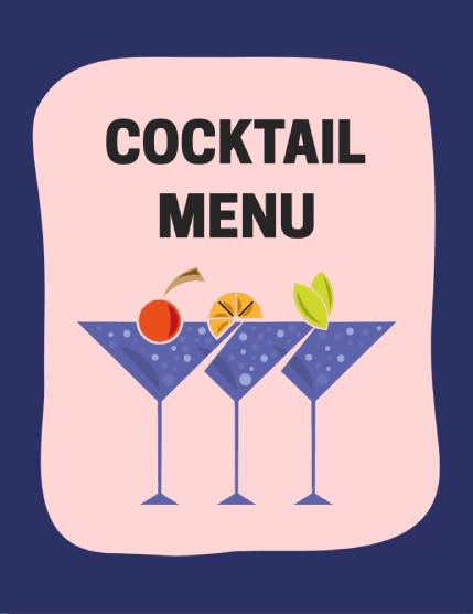 Classic Cocktail Menu Template