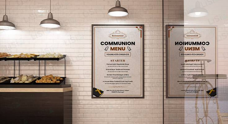 Interactive Digital Menu Template