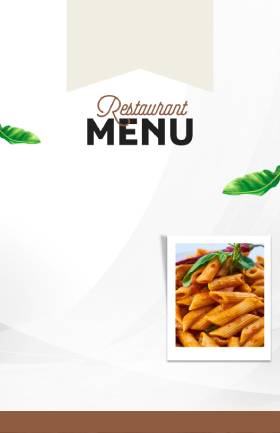 Blank Menu Templates - Free | Customizable | Downloadable