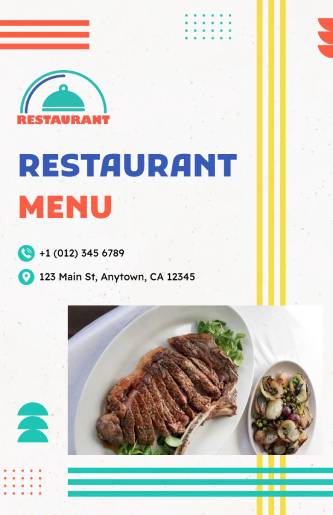 Restaurant Food Menu Template