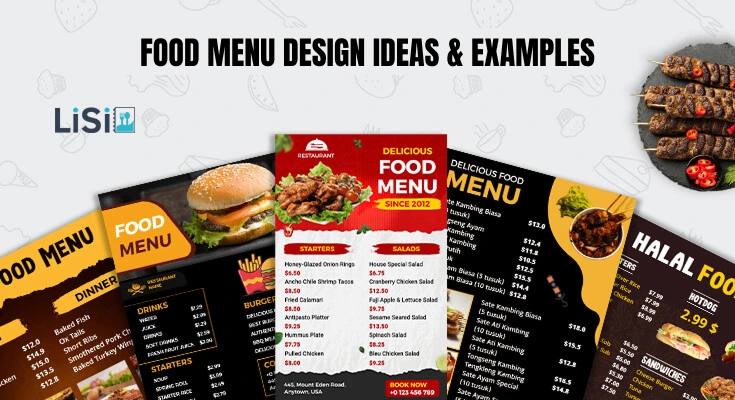 Food Menu Design Ideas and Examples