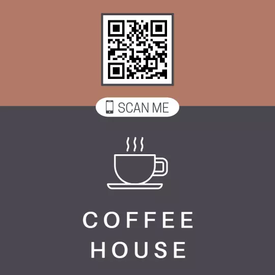 QR Code Coffee Menu Template
