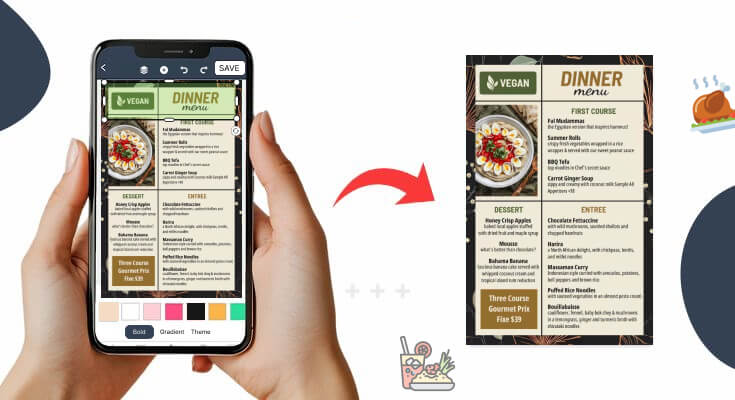 how to make a dinner menu